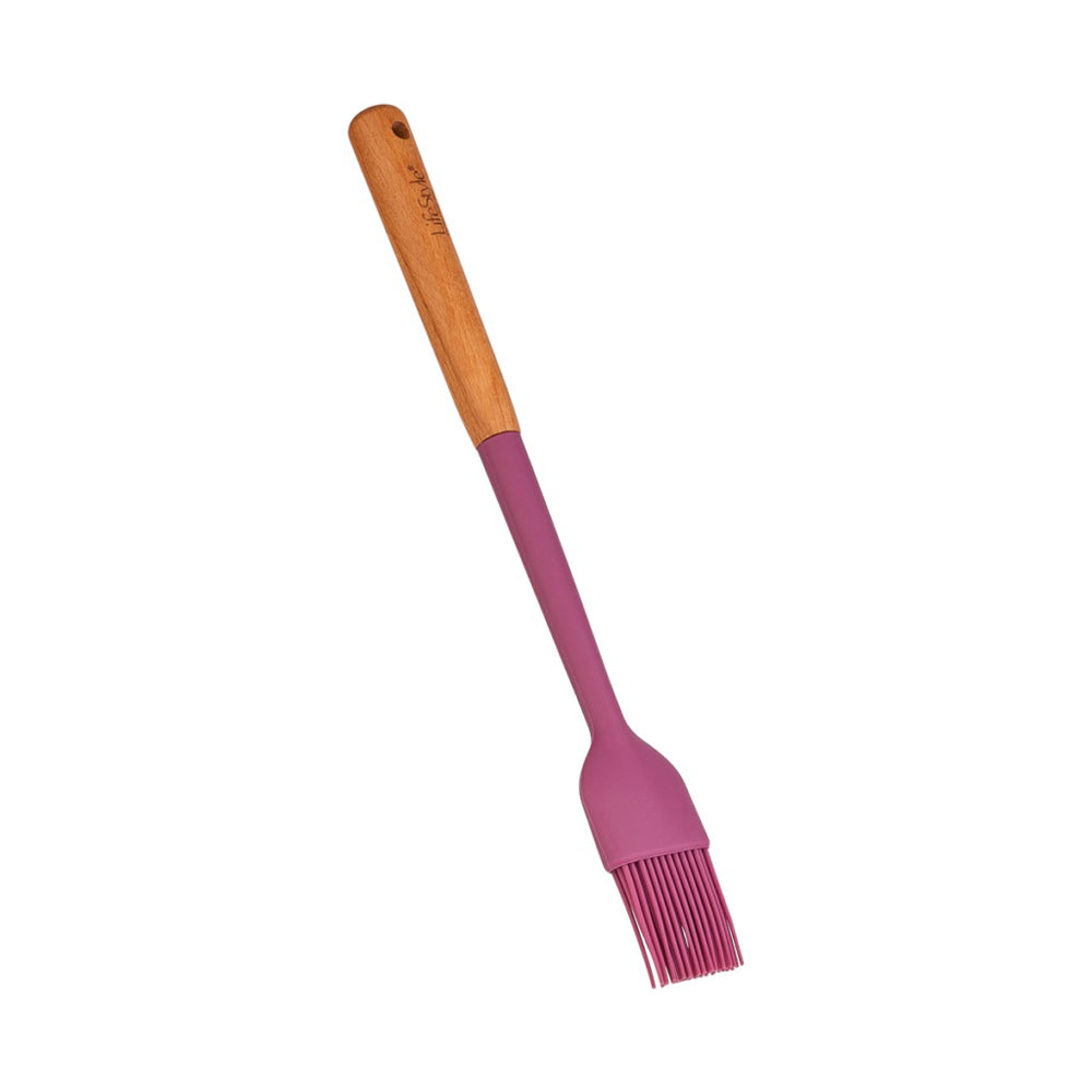 Pincel de silicona con mango madera – 29 cm
