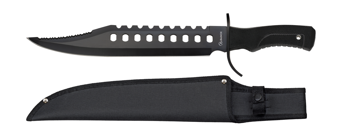 Cuchillo táctico negro