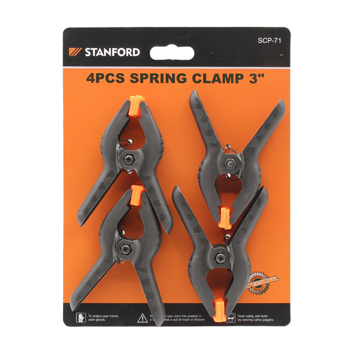 Set de 4 Pinzas 3”