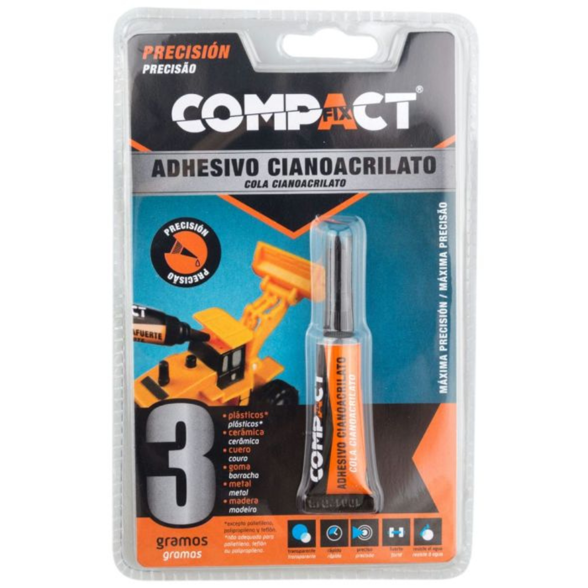 Adhesivo cianoacrilato Compact – 3 g