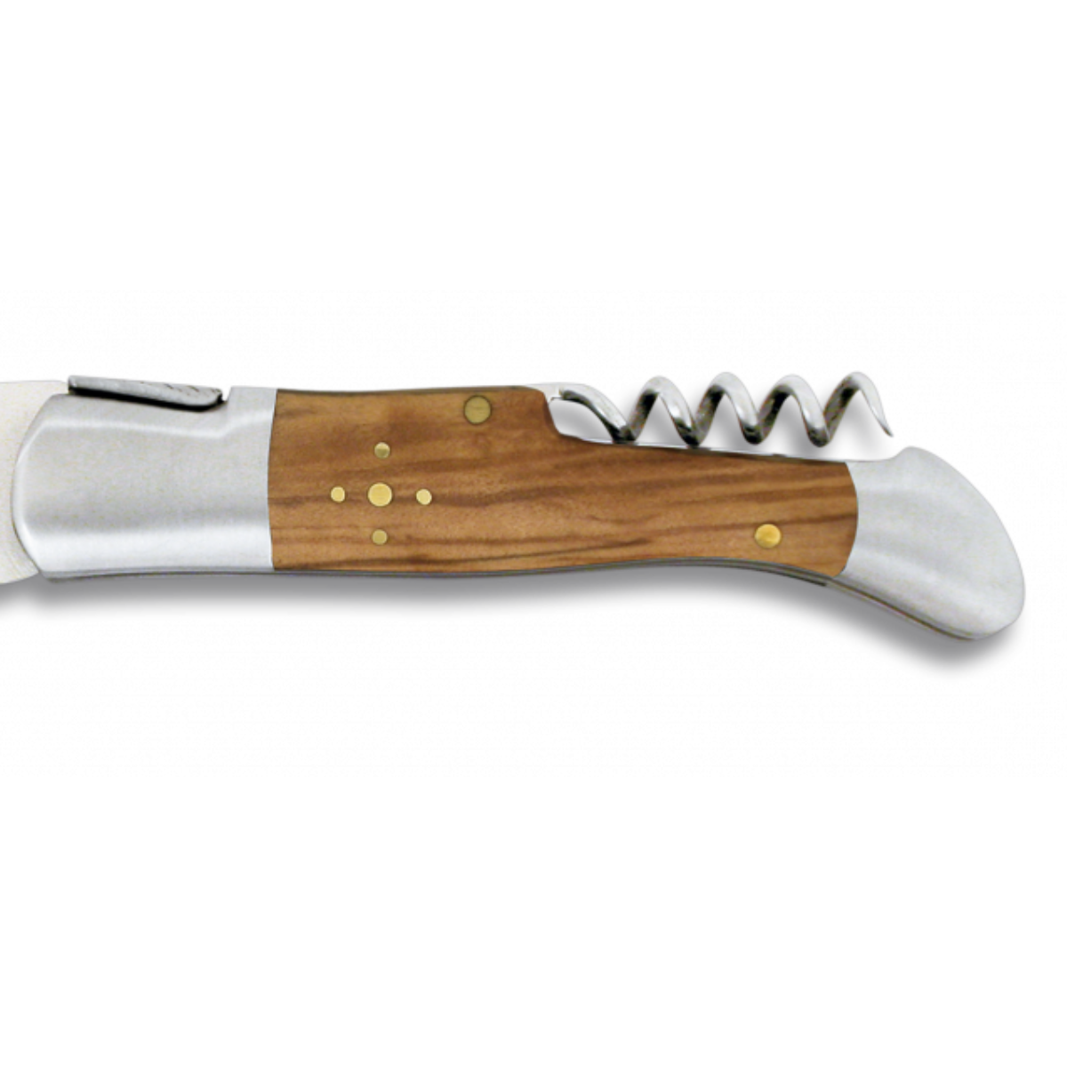 Navaja Laguiole olivo con sacacorchos – hoja 9,5 cm