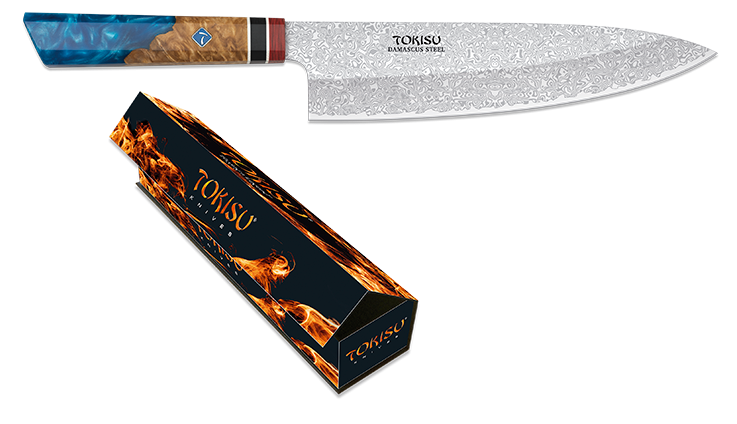 CUCHILLO HOJA DAMASCO