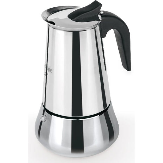 Cafetera inox Lifestyle de  4 a 12 tazas para inducción