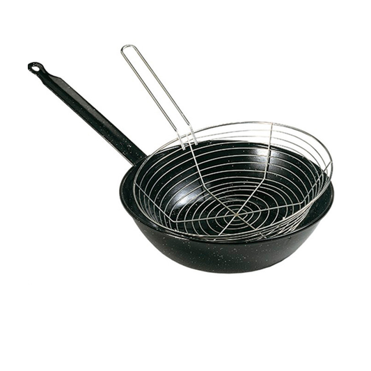 Sartén porcelana con cestillo – de 24 a 26 cm