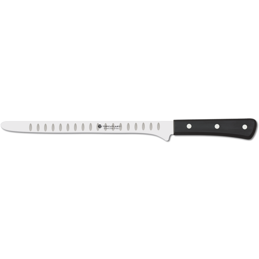 Cuchillo jamonero punta redonda – hoja 25 cm