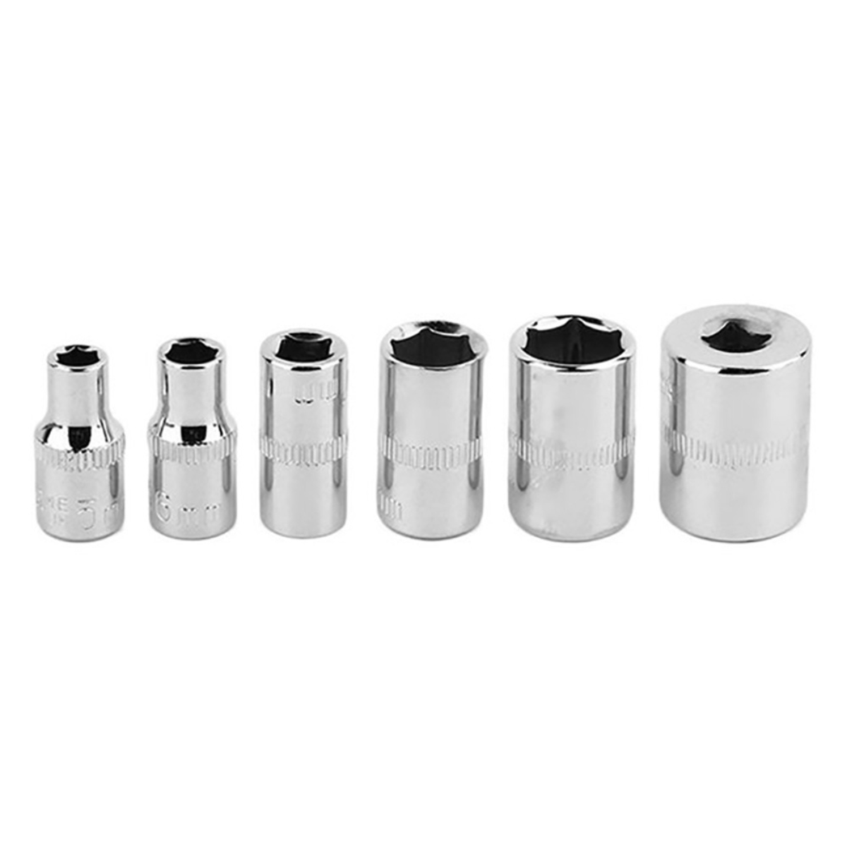 Juego de Llaves de Vaso 46 Piezas 1/4 + Puntas de Atornillar