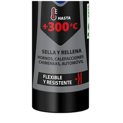 Silicona Alta Temperatura Negra 280 cc