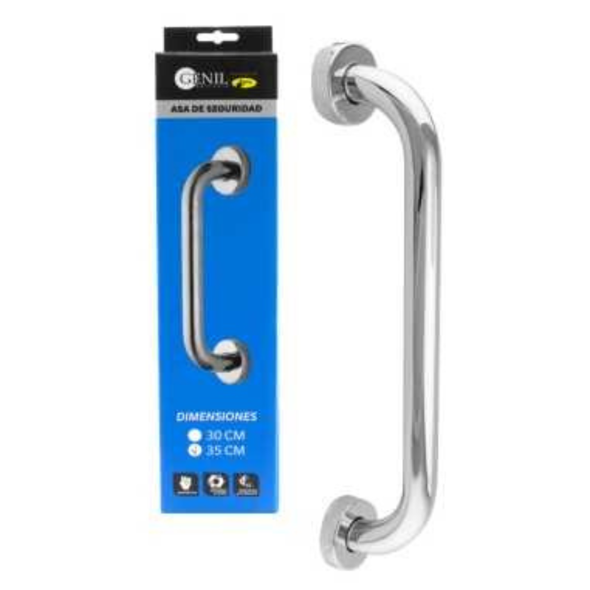 Barra de seguridad para baño – 30 / 35 / 40 / 45 cm