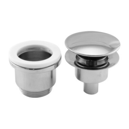 Válvula click-clack para lavabo – tapón grande