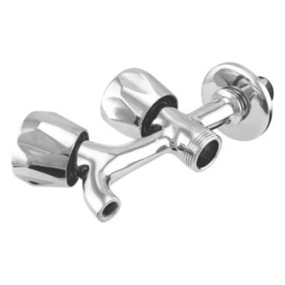 Grifo doble para lavadora – 1/2” x 3/4”