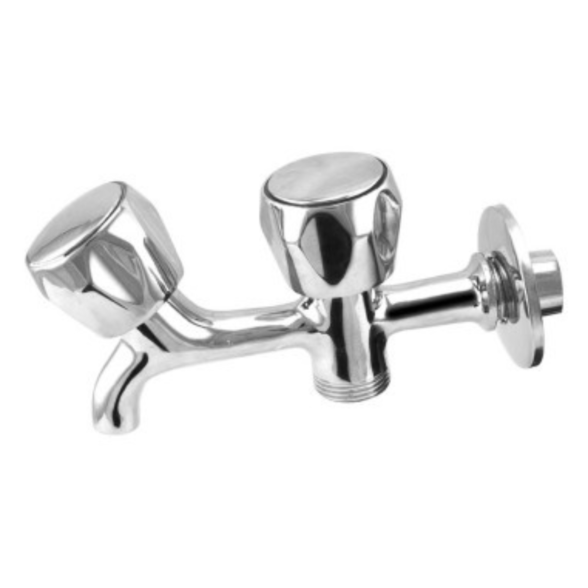 Grifo doble para lavadora – 1/2” x 3/4”