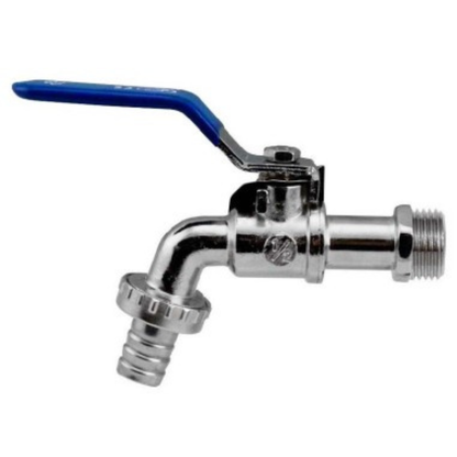 Grifo jardín con adaptador para manguera – 1/2” x 3/4”