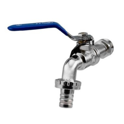 Grifo jardín con adaptador para manguera – 1/2” x 3/4”