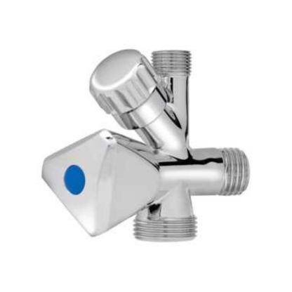 Grifo combinado para lavadora y lavavajillas – 1/2” x 3/4” x 3/8”