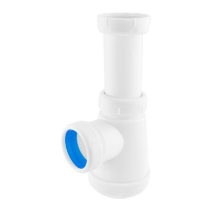 Sifón botella con válvula para lavabo-bidé – 1 1/2”