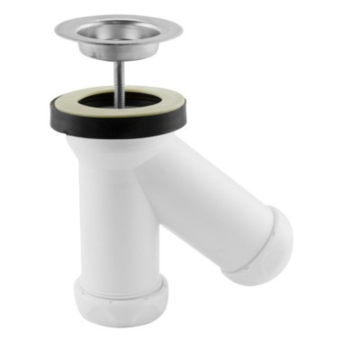 Sifón en Y compacto con válvula para lavabo-bidé – Ø40 mm