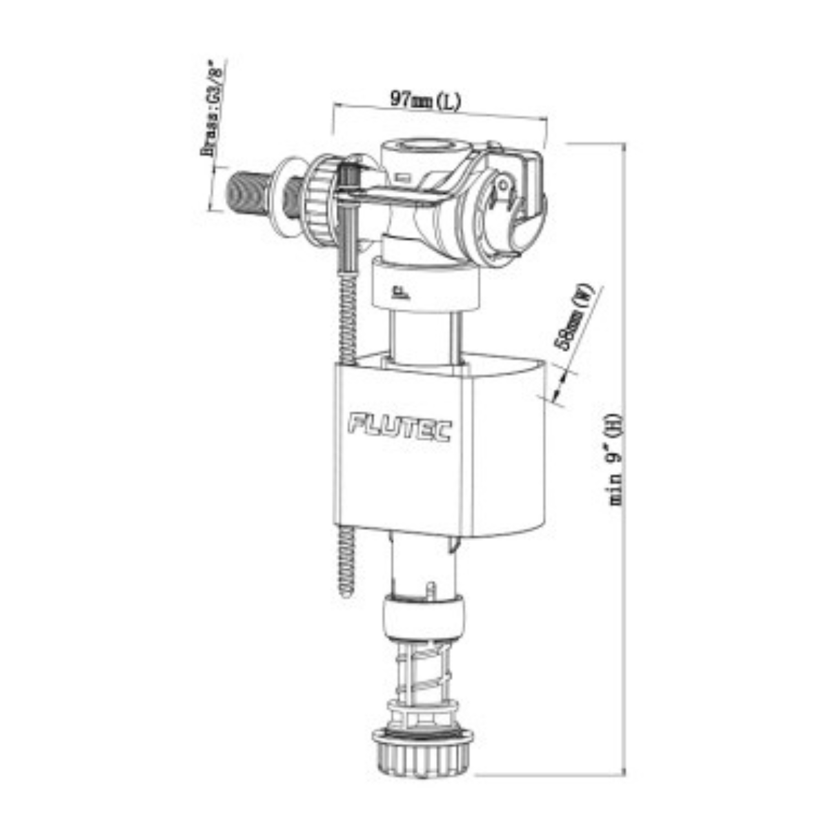 Grifo flotador dual para cisterna