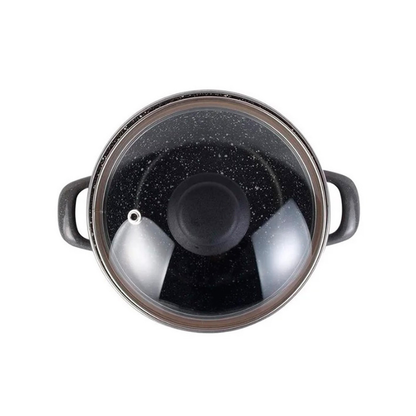 Olla Gransasso con tapa de vidrio