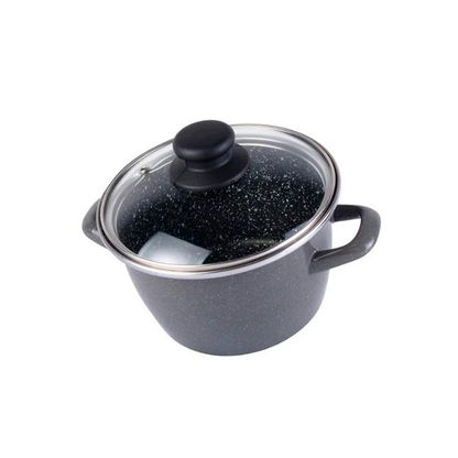 Olla Gransasso con tapa de vidrio
