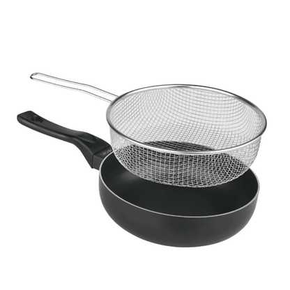 Sartén freidora con cestillo – de 24 a 28 cm