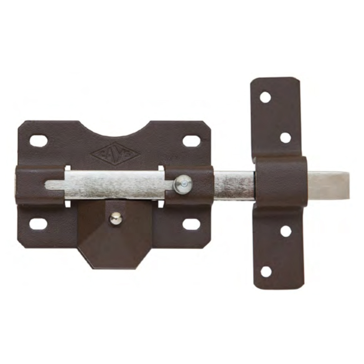 Cerrojo de seguridad con pulsador interior y llave exterior