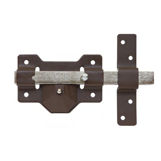 Cerrojo de seguridad con pulsador interior, llave exterior y bombillo de 70 mm