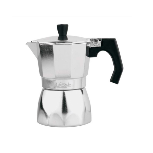 Cafetera italiana de aluminio