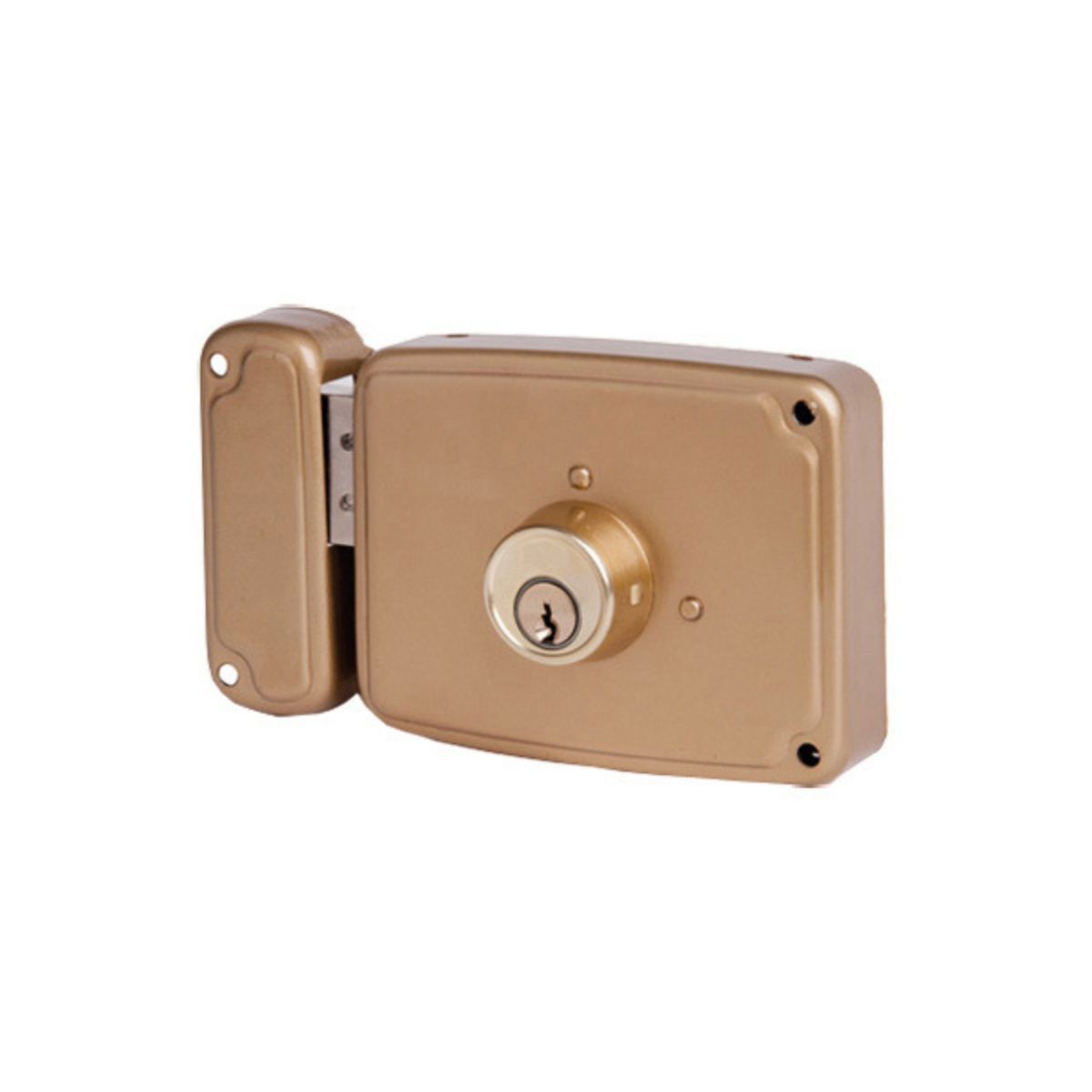 Cerradura de sobreponer 4124 pintada