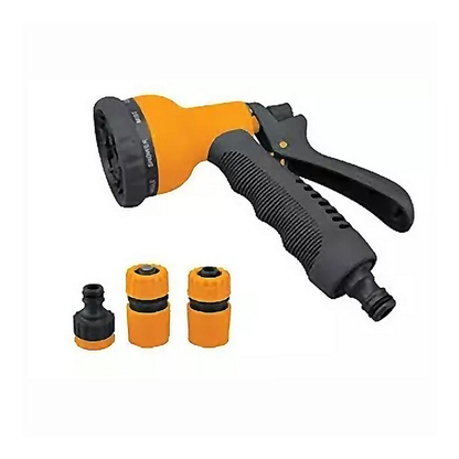 Pistola de riego PVC + 3 accesorios