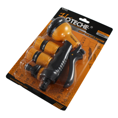 Pistola de riego PVC + 3 accesorios