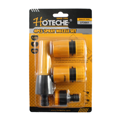 Accesorios para manguera de riego 1/2 – 4 piezas