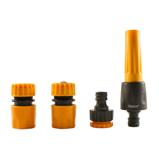 Accesorios para manguera de riego 1/2 – 4 piezas