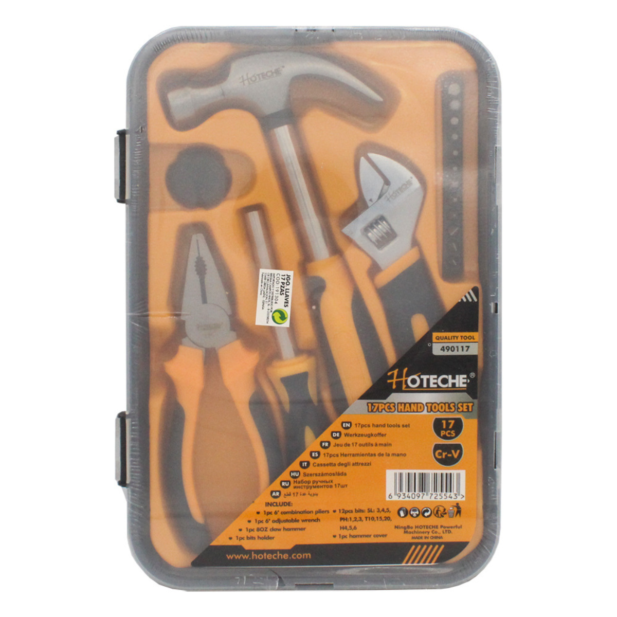 Estuche de herramientas 17 piezas