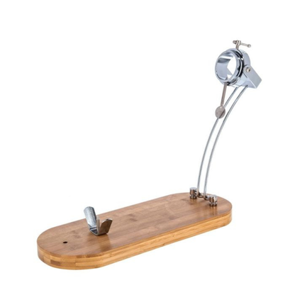 Jamonero plegable de bambú
