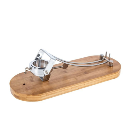 Jamonero plegable de bambú