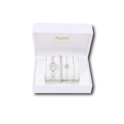 Set Sami mujer reloj flor + 3 pulseras