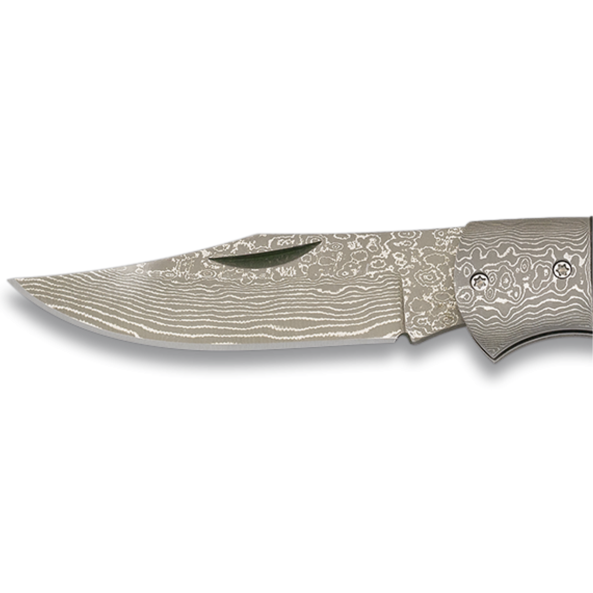 Navaja damasco asta de buey – hoja 7,7 cm – colección premium