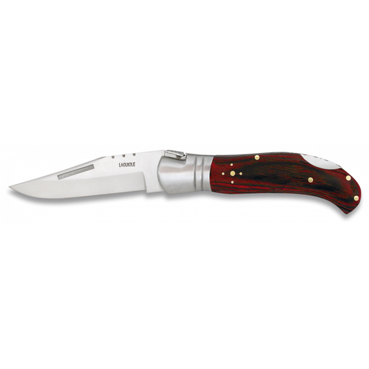 Navaja Laguiole stamina roja – hoja 10 cm – elegancia clásica