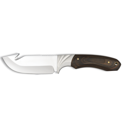 Cuchillo de Caza Stamina Decorada CNC – Hoja 10,5 cm – Profesional