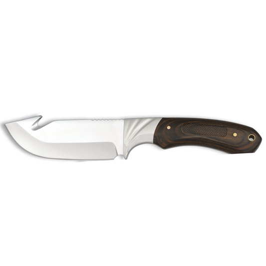 Cuchillo de Caza Stamina Decorada CNC – Hoja 10,5 cm – Profesional