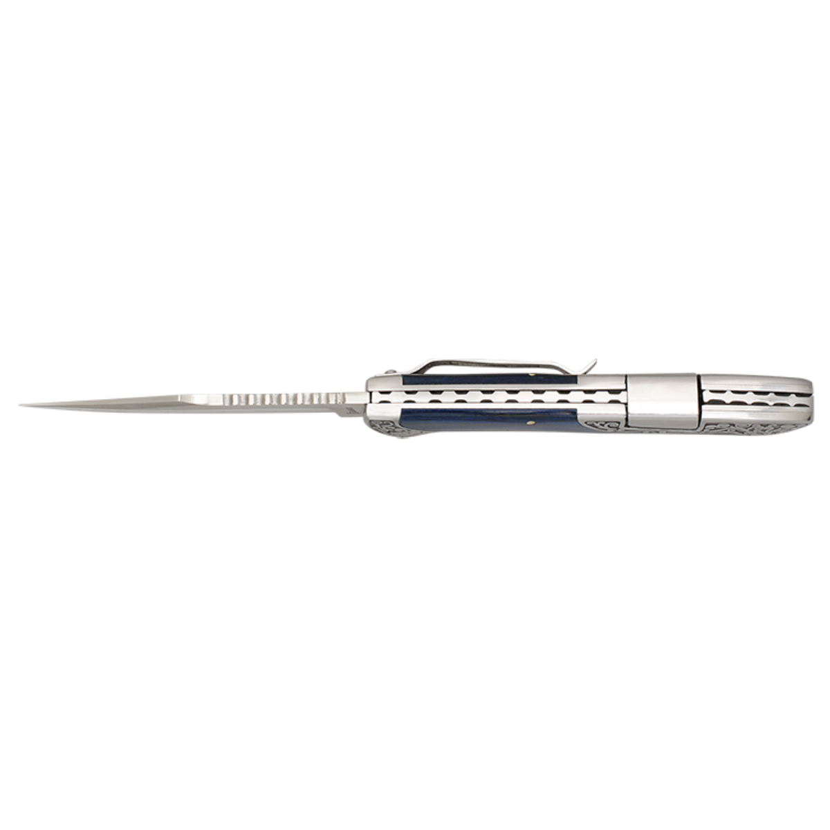 Navaja Decorada Azul 10 cm – Mango Stamina