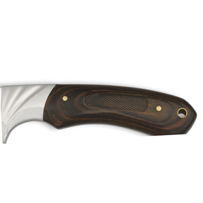 Cuchillo de Caza Stamina Decorada CNC – Hoja 10,5 cm – Profesional