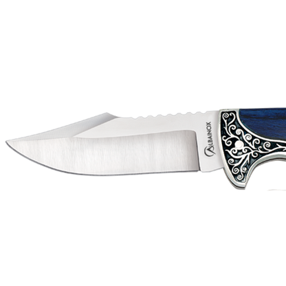 Navaja Decorada Azul 10 cm – Mango Stamina