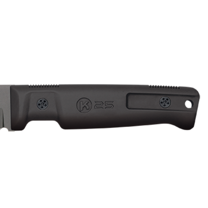 Cuchillo Táctico Goma Negra – Hoja 15 cm – Profesional