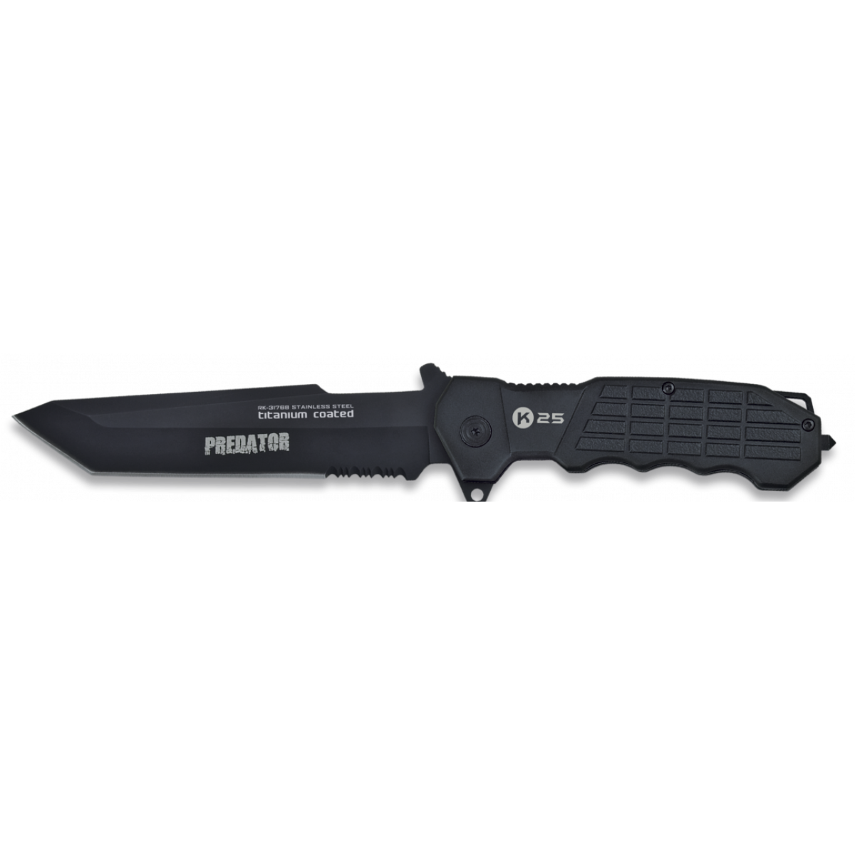 Cuchillo Táctico Tanto Aluminio Negro – Hoja 14 cm – Profesional