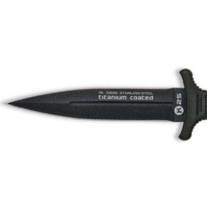 Cuchillo Táctico Bota Goma Negra – Hoja 12,5 cm – Profesional